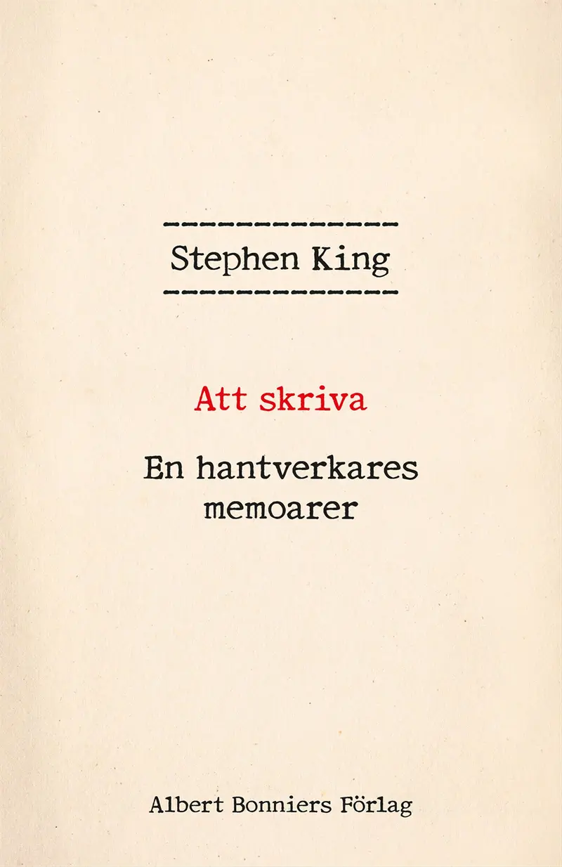 Att skriva-En hantverkares memoarer