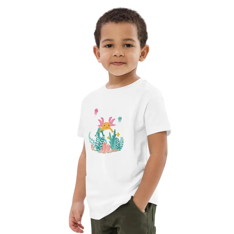 Axis & Friends T-shirt i ekologisk bomull. Barn Unisex, flera färger.