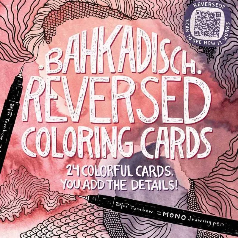 BahKadisch Reversed Coloring Cards
