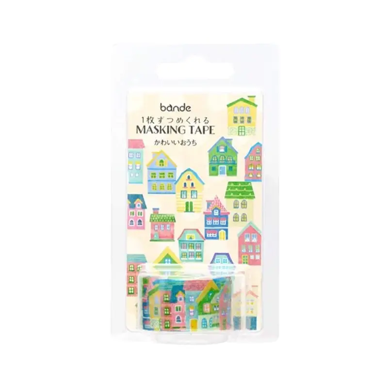 Bande Washi Sticker Roll - Cute House
