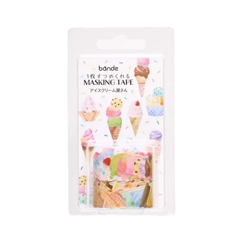 Bande Washi Sticker Roll Set - Ice Cream Shop