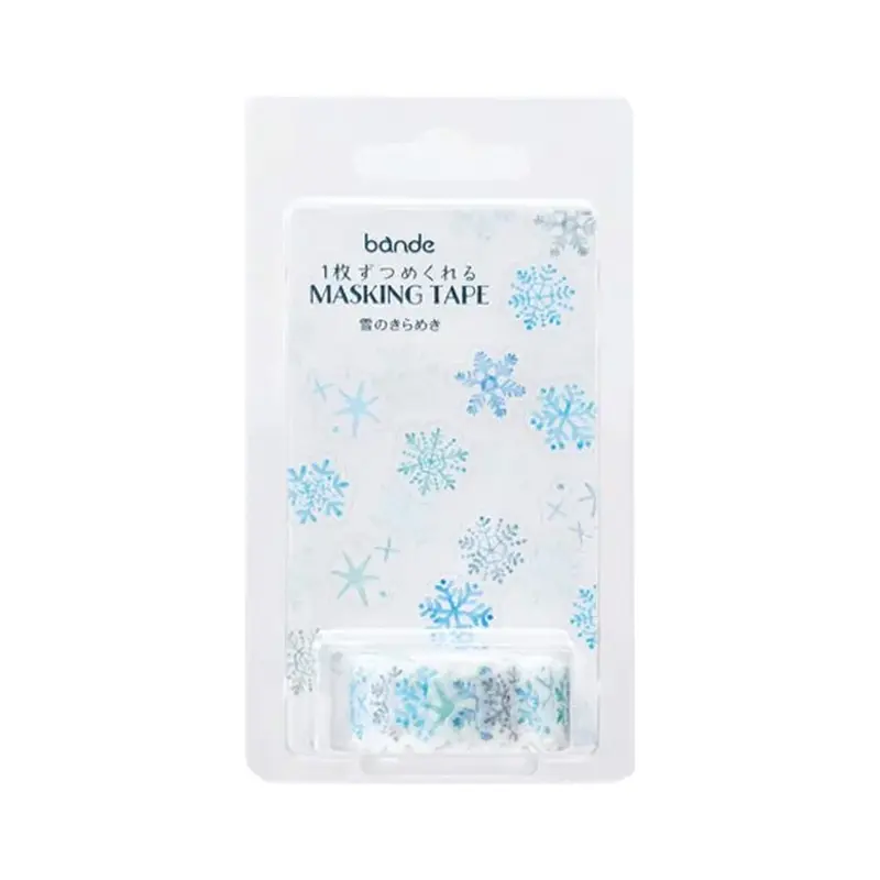 Bande Washi Sticker Roll - Sparkle of Snow