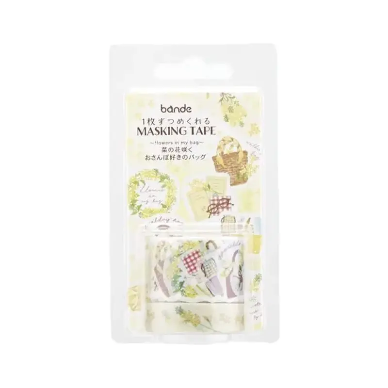 Bande Washi Tape Sticker Roll Set - Flowerrs in My Bag