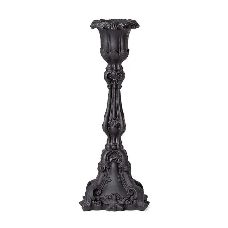Baroque Candlestick (Black)
