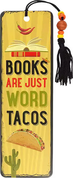 Beaded Bkmk Books Are Just Word Tacos