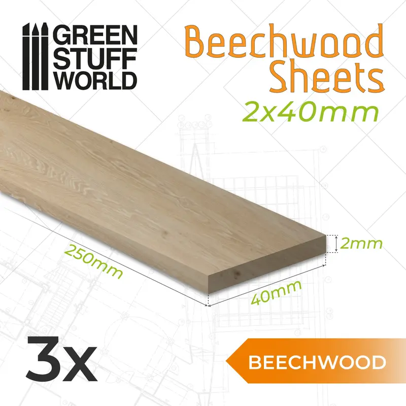 Beechwood Sheet (40/100mm)