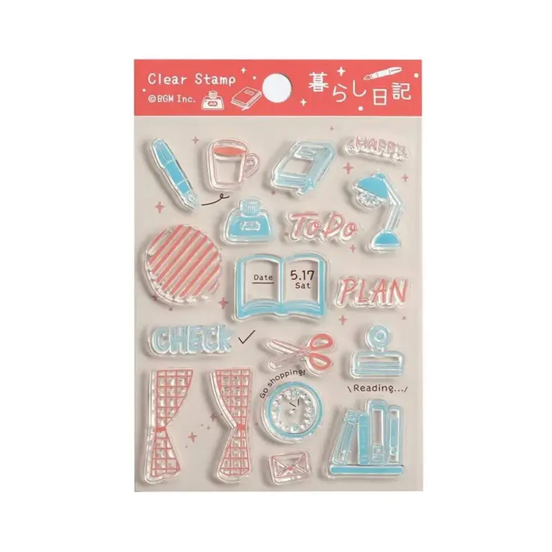 BGM Clear Stamp - Daily Life Diary