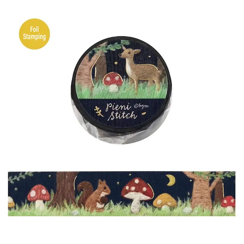 BGM Foil Washi Tape Pieni Stitch - Little Forest