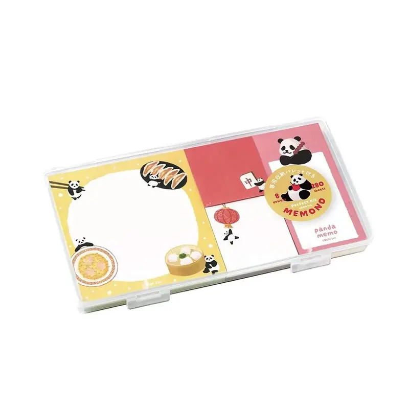 BGM MEMONO Memo Pad Set - Panda Day