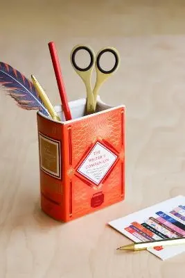 Bibliophile Ceramic Vase