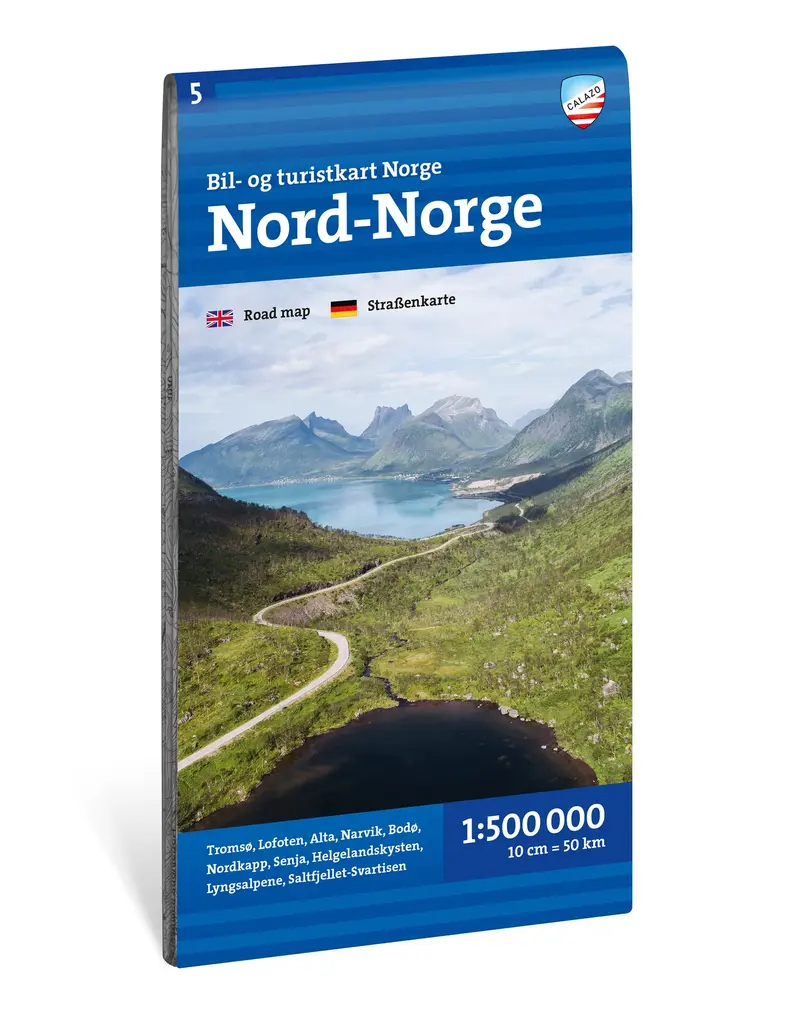 Bil- og turistkart Nord-Norge 1
