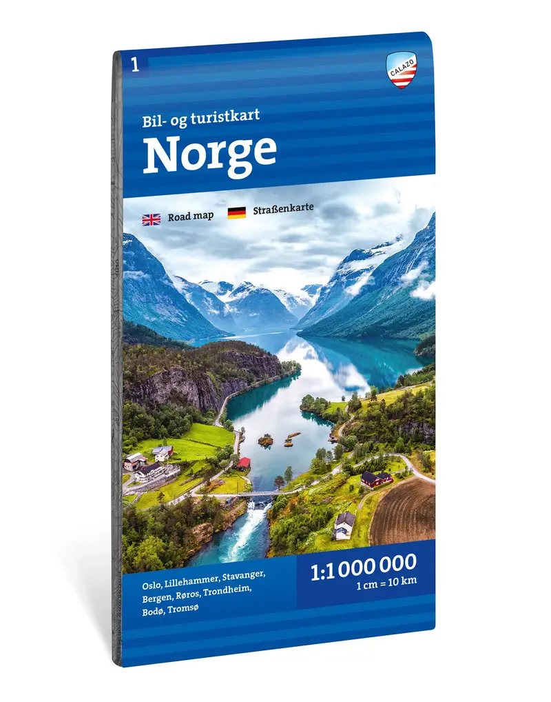 Bil- og turistkart Norge 1