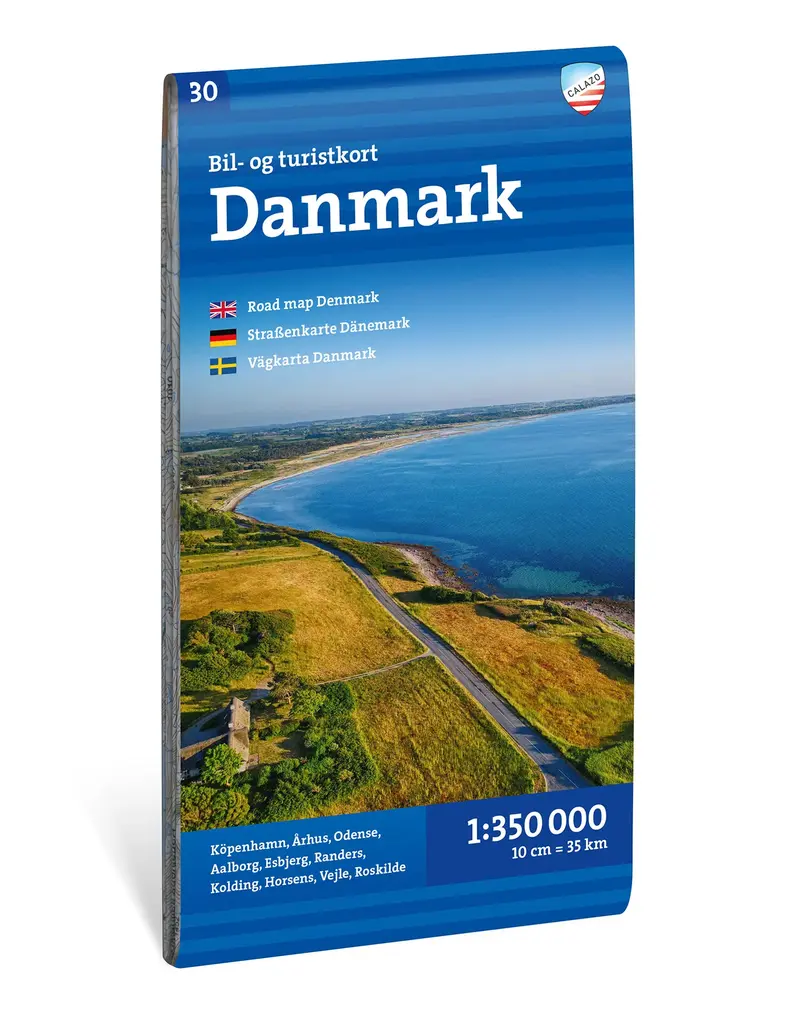 Bil- og turistkort Danmark 1