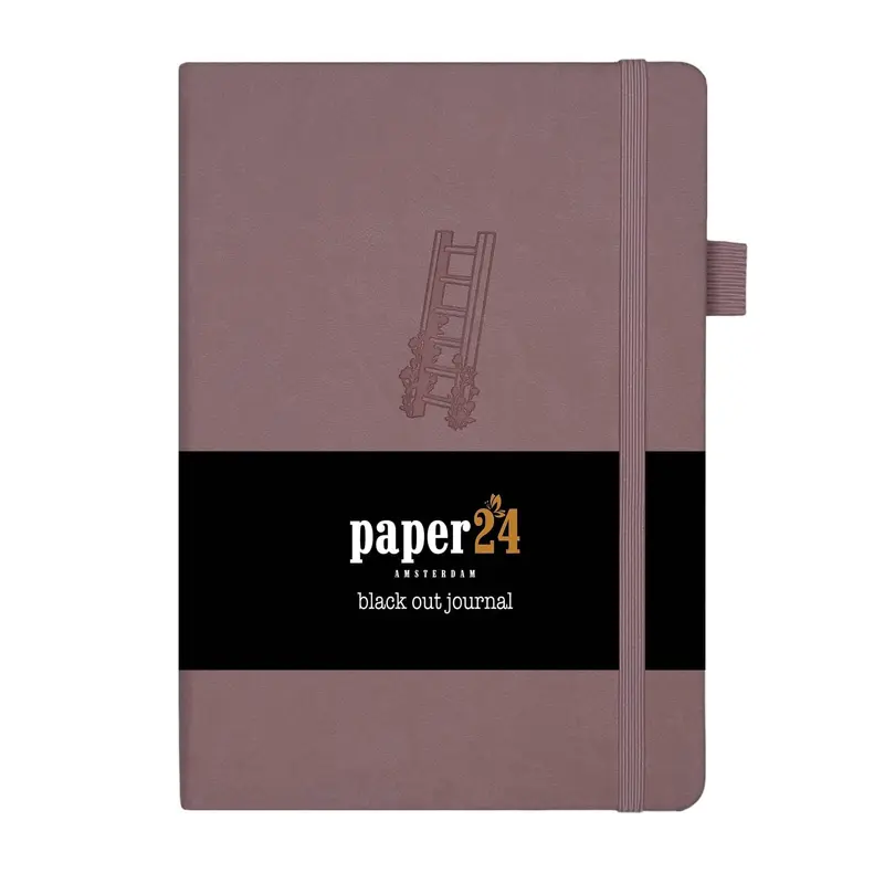 Black Out Journal A5 160 GSM - Romantic ladder
