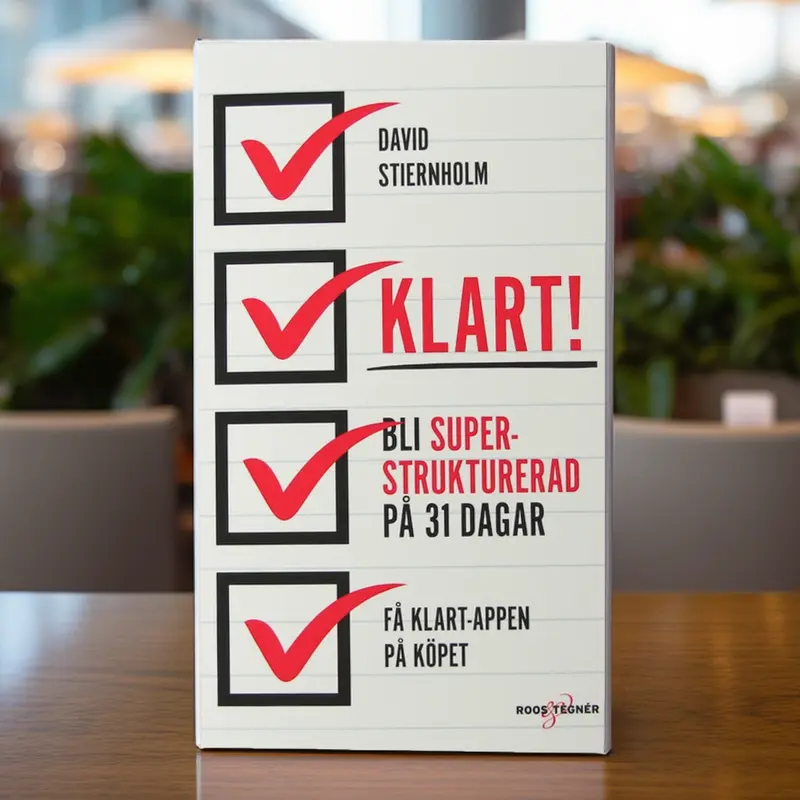 Bok - “Klart! - Bli superstrukturerad på 31 dagar!” (pocket)