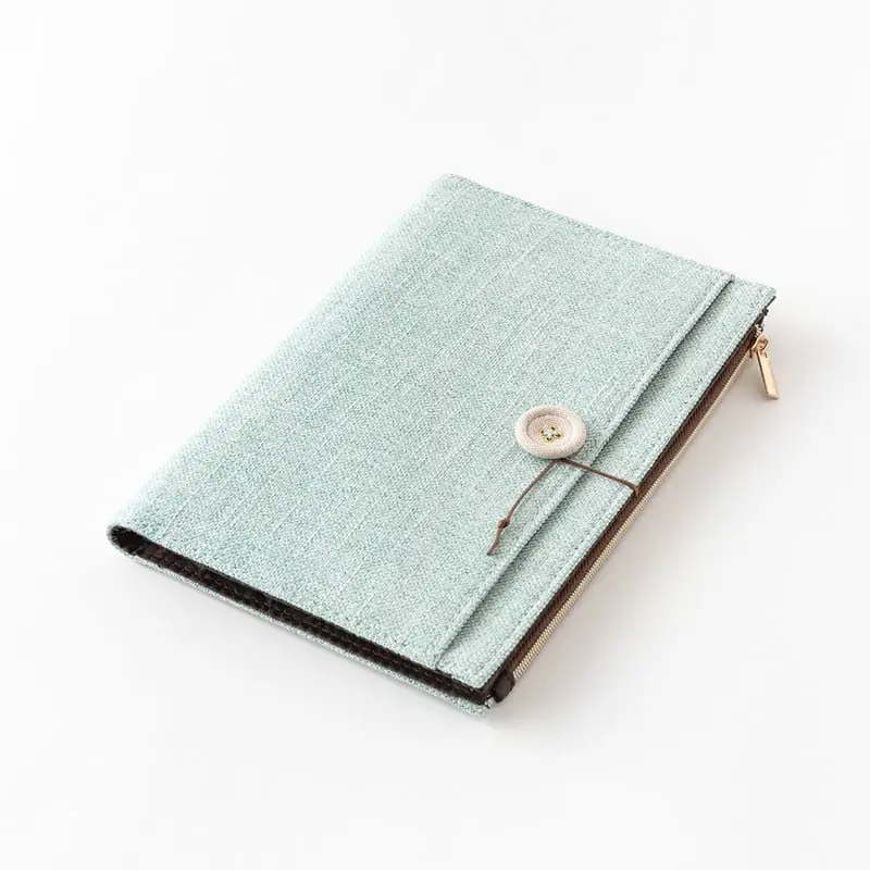 Bokomslag - Yuru Log Notebook B6 - Light Blue/Green