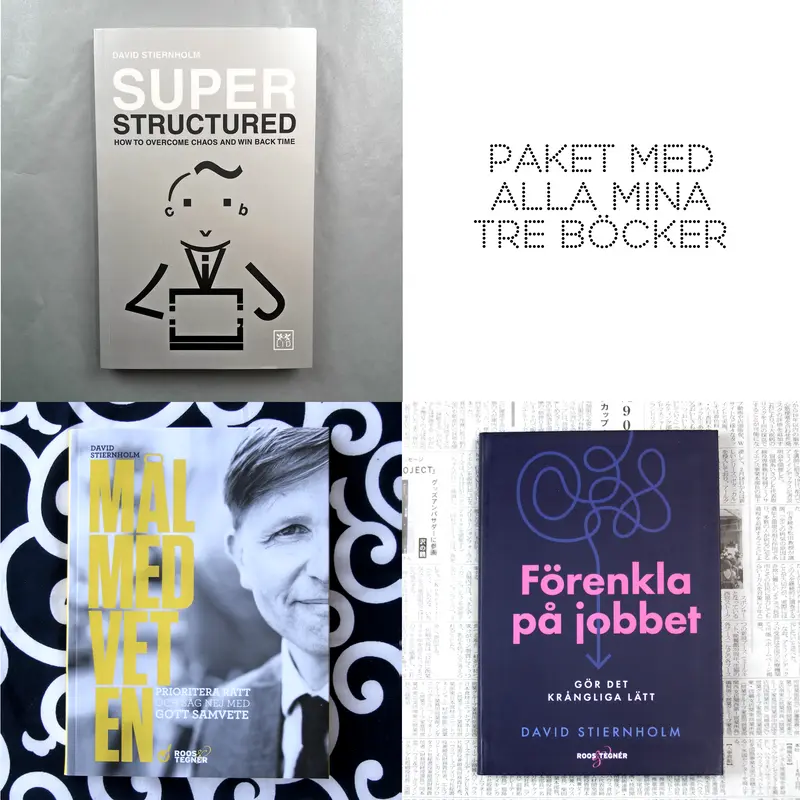 Bokpaket med alla mina tre böcker
