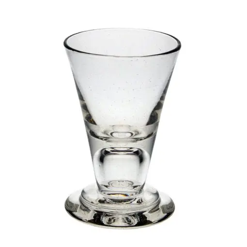 Brännvinsglas med dubbel fot