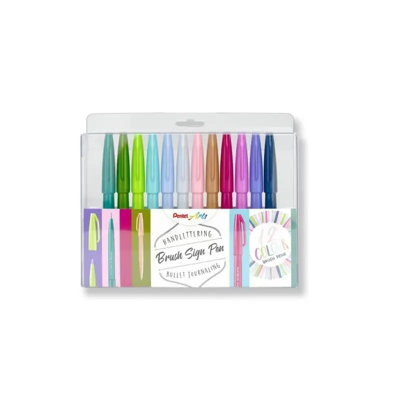Brush Sign Pen 12-pack - Set