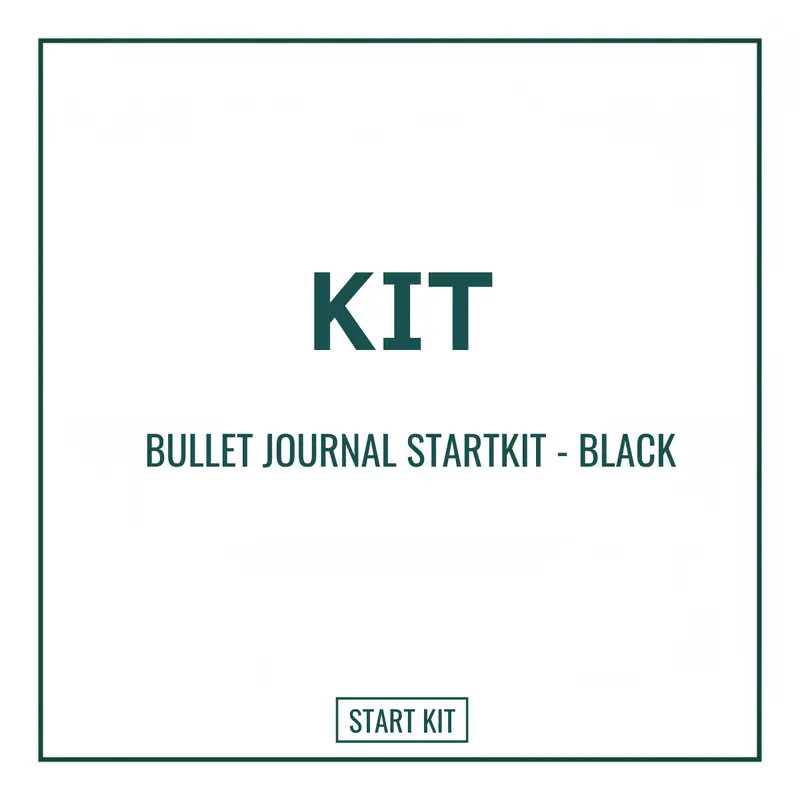 Bullet Journal Startkit - Black