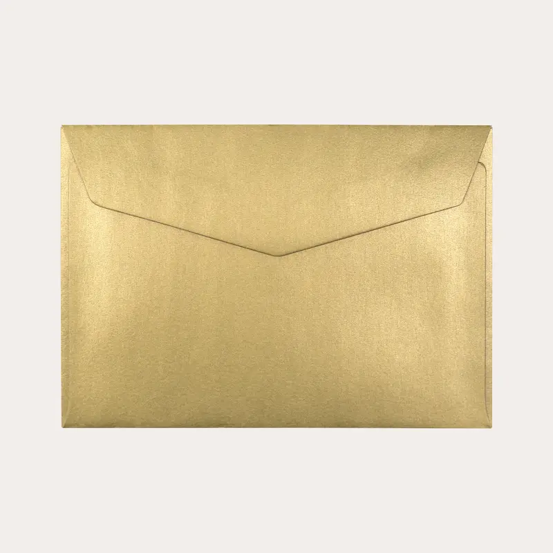 C6 Kuvert 50-pack Guld