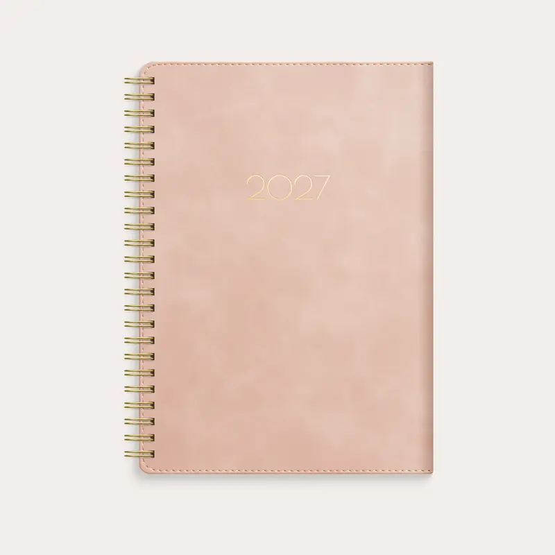 Calendar 2027 Senator A5 Twist pink