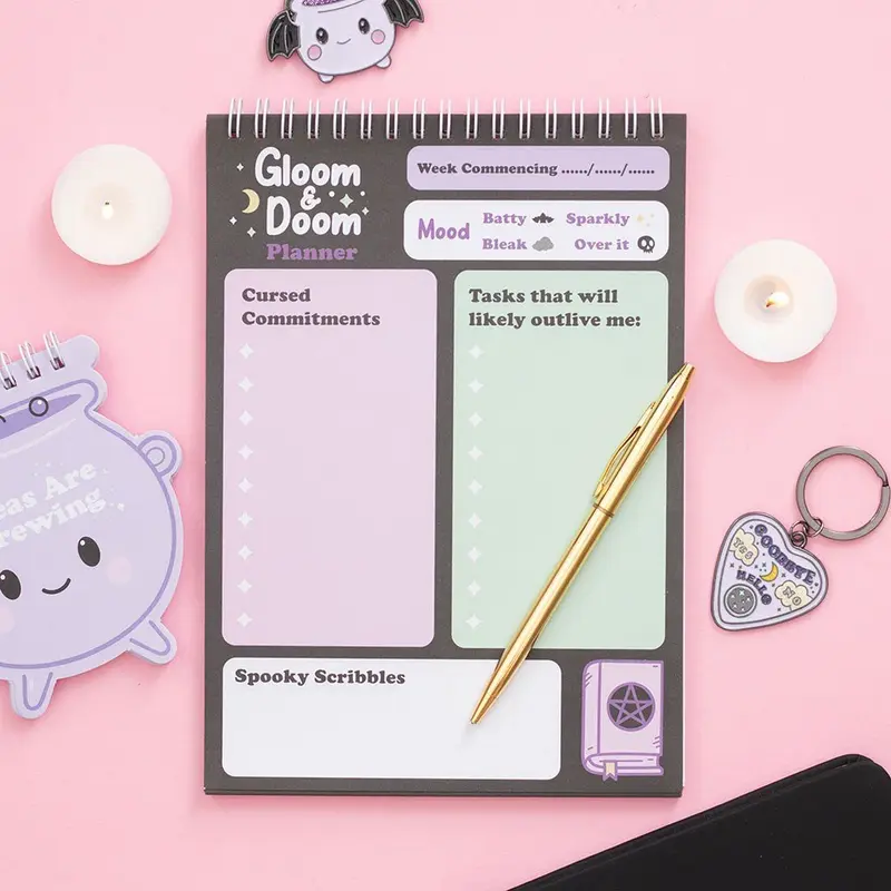 Candy Cauldron Gloom & Doom Desk Planner