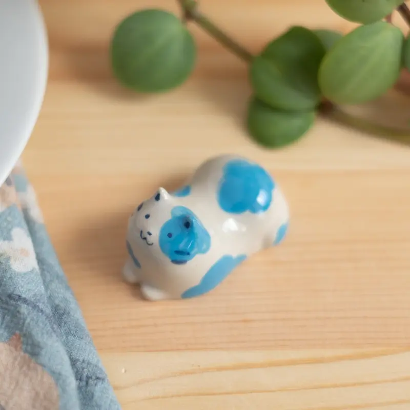 Chopstick rest - Cat, clouds