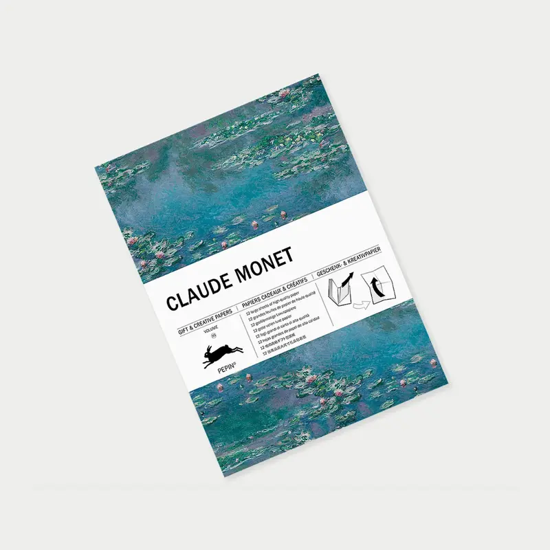 Claude Monet present- och kreativt papper