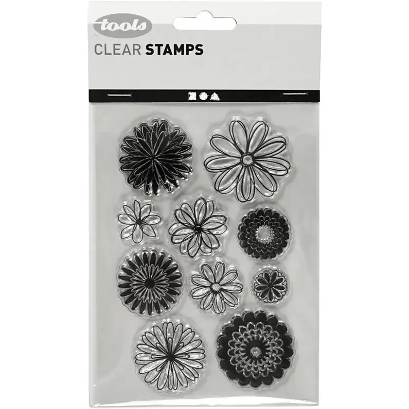 Clear stamps Blommor