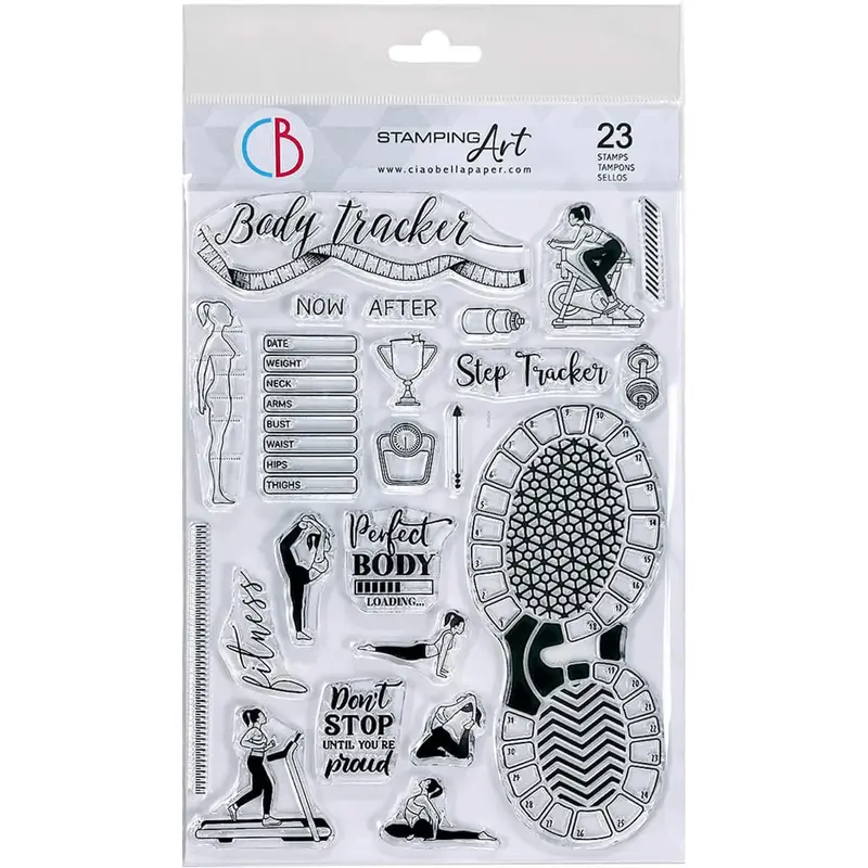 Clear stamps - BuJo Fitness