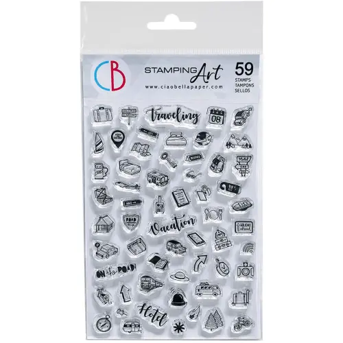 Clear stamps - BuJo Travel