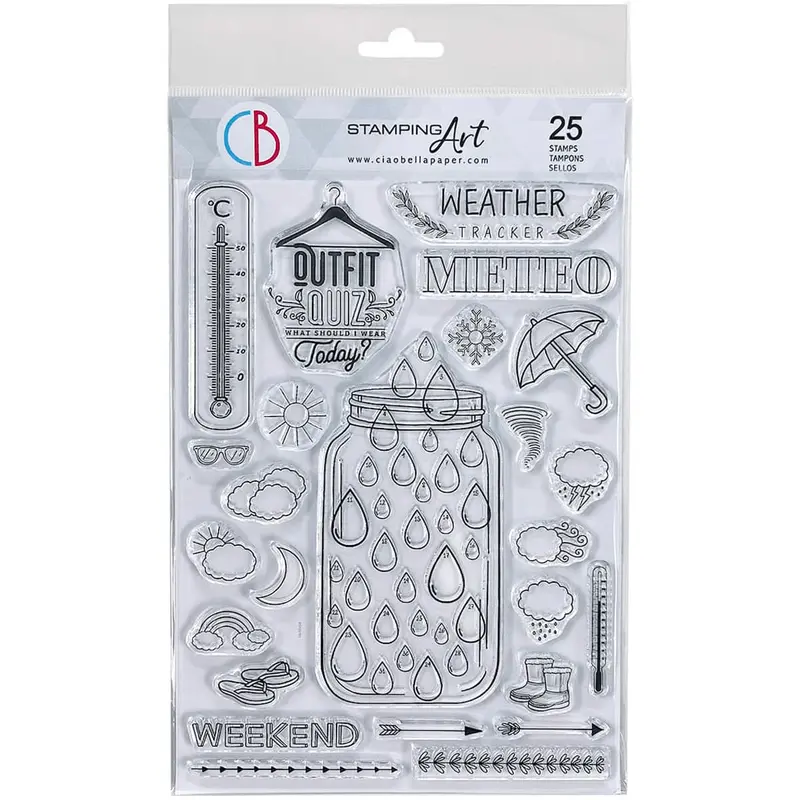 Clear stamps - BuJo Weather