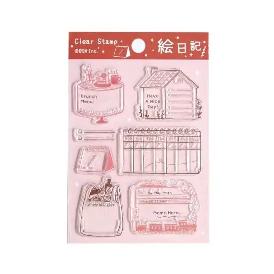 Clear stamps Diary - Picture