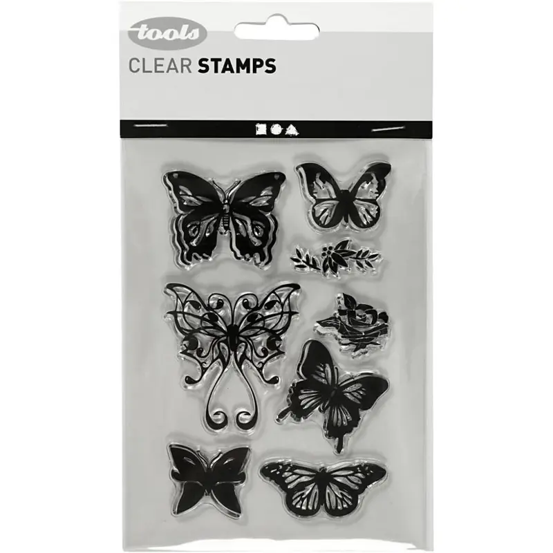 Clear stamps Fjärilar