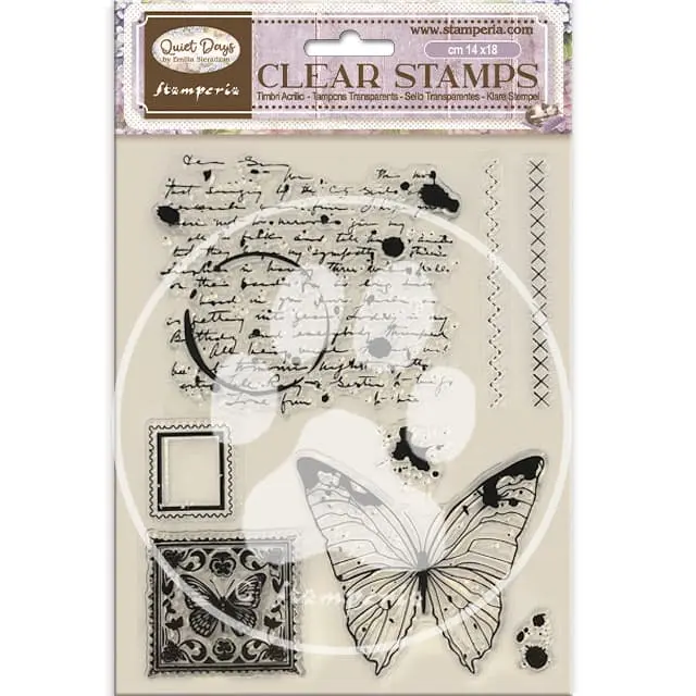 Clear stamps Quiet Days - Butterfly