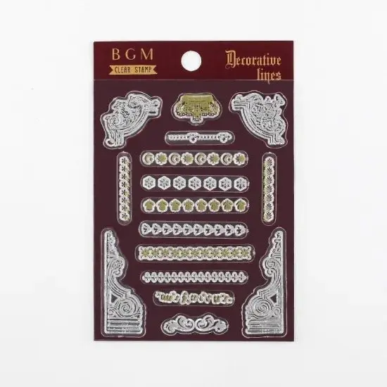 Clear stamps Retro Line