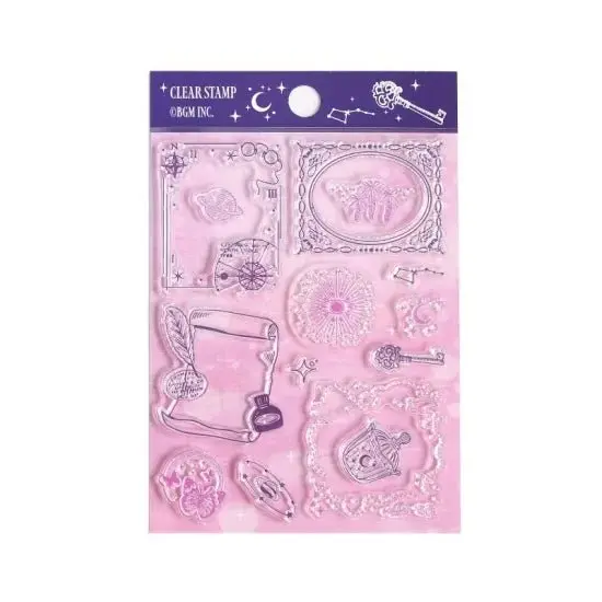 Clear stamps Retro - Star Moon Poem
