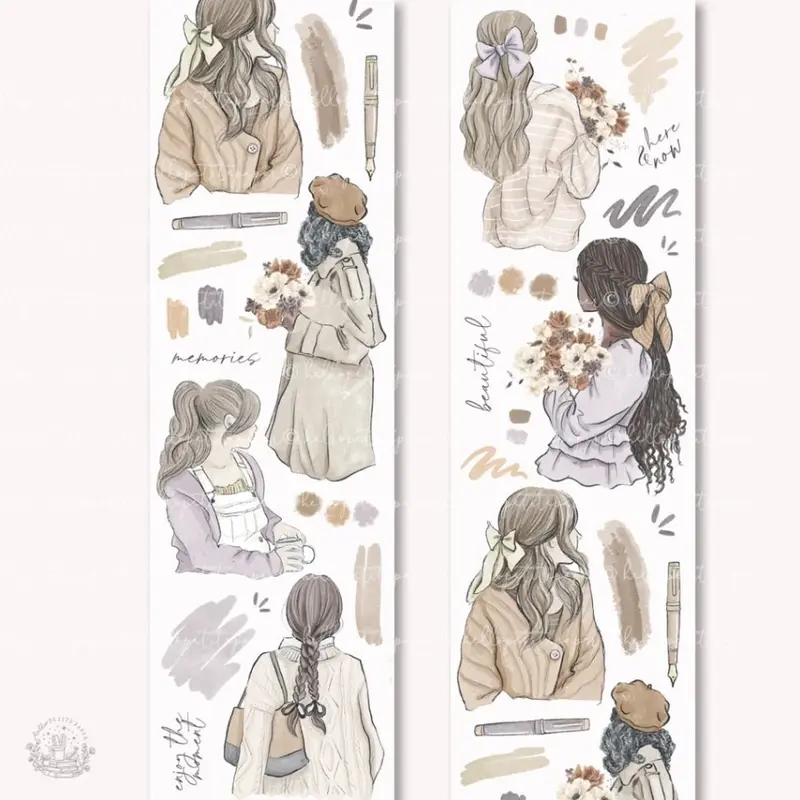 Clear Tape 48 mm - Girls V.1 (Warm)