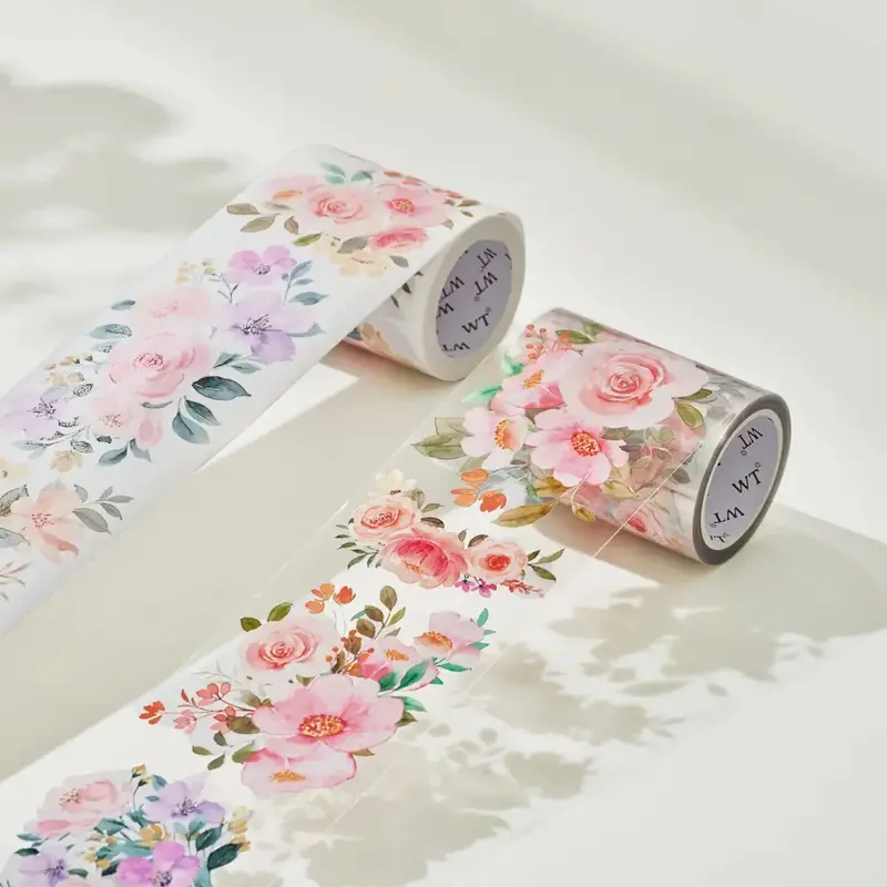 Clear tape Flower Corridor Wide PET Tape - 60 mm