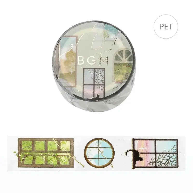 Clear tape Window scenery