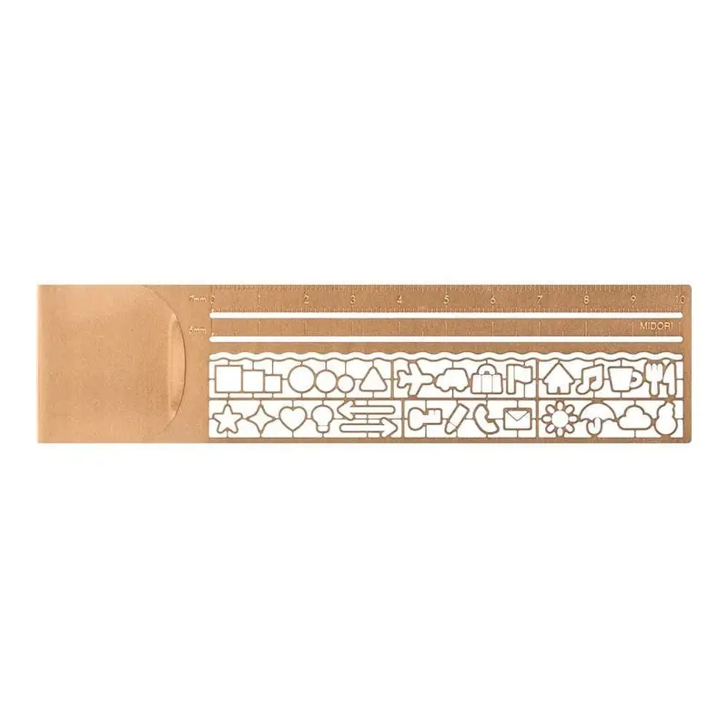 Clip Ruler Brass - Copper