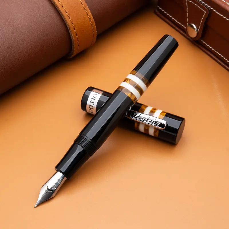 Conklin Toledo Black/Orange FP Medium