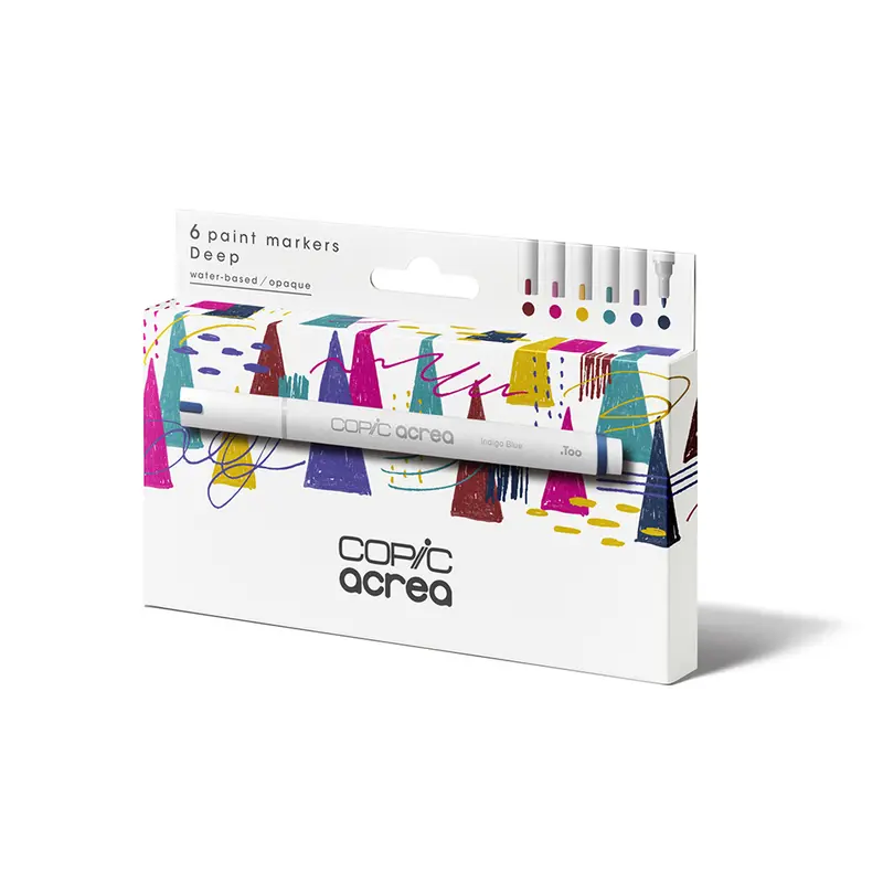 Copic Acrea Paint Marker 6-set Deep Colours