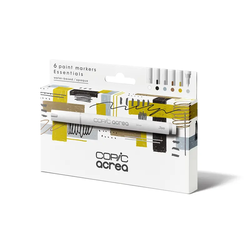 Copic Acrea Paint Marker 6-set Essential Colours