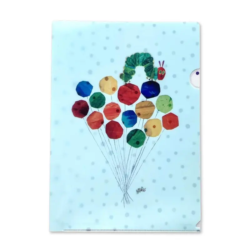 Cozyca A4 Clear File - The Very Hungry Caterpillar Balloon