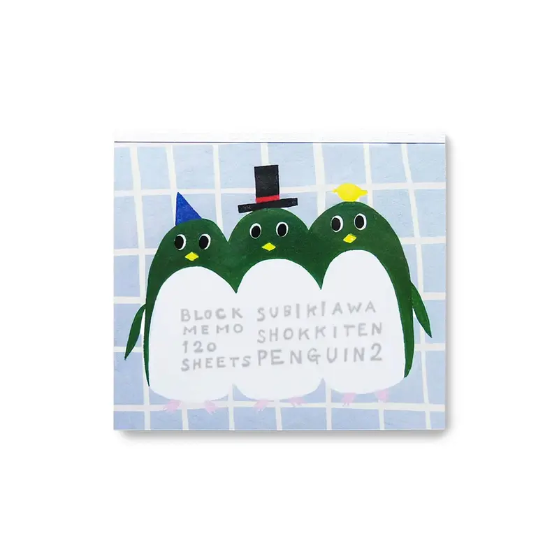 Cozyca Block Memo Pad - PENGUIN2