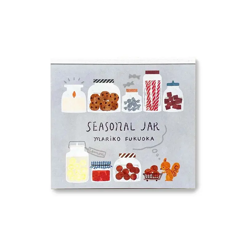 Cozyca Block Memo Pad - Seasonal Jar