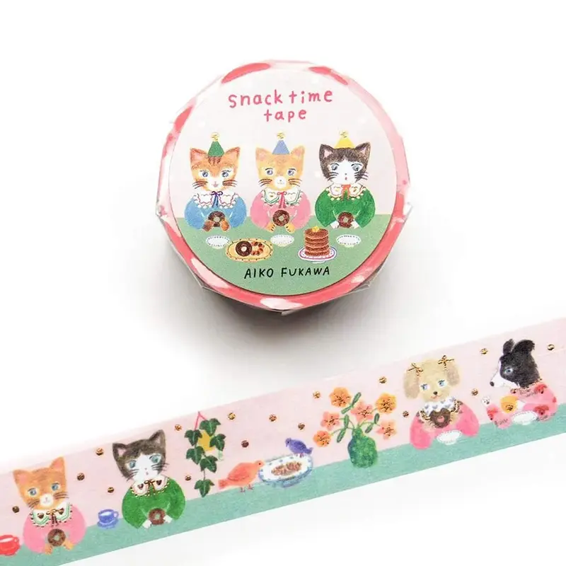 Cozyca Foil Washi Tape - Snack Time