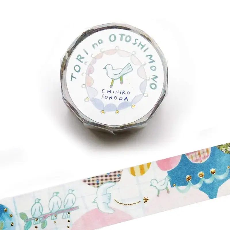 Cozyca Foil Washi Tape - TORI no OTOSHIMONO
